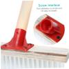 FOYTOKI 1pc Nylon Wire Brush Head for Efficient Floor Cleaning Hard Bristle Moss Removal Brush for Patios Decks and Hard Surfaces view 2