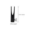 NOLITOY Eyeliner Eyebrow Pencil Sharpener Double Side U-Shaped Slots Aluminum Alloy Lightweight and Portable view 2