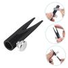NOLITOY Eyeliner Eyebrow Pencil Sharpener Double Side U-Shaped Slots Aluminum Alloy Lightweight and Portable view 3