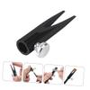 NOLITOY Eyeliner Eyebrow Pencil Sharpener Double Side U-Shaped Slots Aluminum Alloy Lightweight and Portable view 4