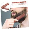 BIUDECO Professional Wooden Hair Comb Mustache Comb for Men Folding Beard Brush Home Salon Use view 4