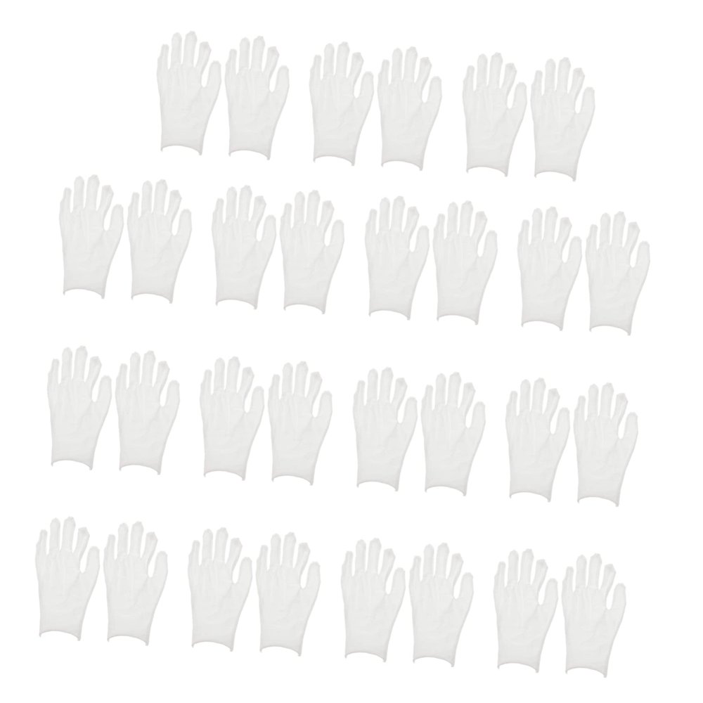HAPINARY 15pairs Moisturizing Cotton Gloves for Dry Hands Hydrating Hand Care Gloves for Men and Women Overnight Skin Treatment Cotton Design Mid-Thick