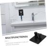 BIUDECO 4pcs Wall-mounted Storage Rack Plastic Stand for and Organization No Drilling Required for Bathroom Use view 2