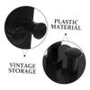 BIUDECO 4pcs Wall-mounted Storage Rack Plastic Stand for and Organization No Drilling Required for Bathroom Use view 3