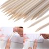 40 Pack Mini Nail File Disposable Manicure Kit Individually Package with Wooden Cuticle Pusher Sticks Press on Nail Art Tool Prep Kit Pedicure Cleaner Tools for Home view 4