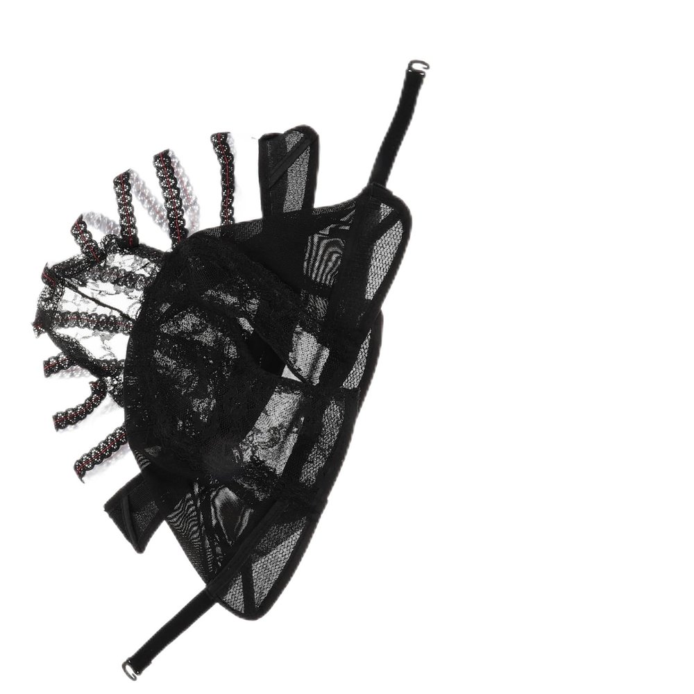 2pcs Black U Shaped Net Wig Caps for Wig Making Halloween Season