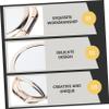 BIUDECO Folding Makeup Mirror Lights Double-Sided Magnifying Mirror Stylish for Home Office Random Color view 2