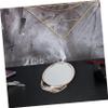 BIUDECO Folding Makeup Mirror Lights Double-Sided Magnifying Mirror Stylish for Home Office Random Color view 3