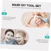 BIUDECO 1set Portable Mask Making Bowl Brush Skin Care Includes Mixing Bowl Spatula and Brush for Home Use and Travel view 4