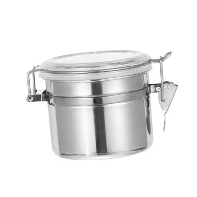 Stainless Steel Eyelash Glue Container Sealed Storage Jar