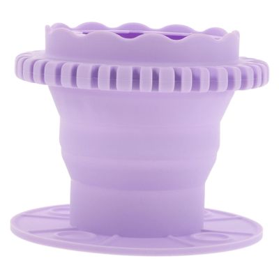 FOYTOKI Makeup Brush Cleaner Cup Holder Tool for Brush Organizer Bowl Silicone Cleaning Bowl for Makeup Tools Storage