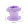 FOYTOKI Makeup Brush Cleaner Cup Holder Tool for Brush Organizer Bowl Silicone Cleaning Bowl for Makeup Tools Storage view 2