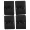 Healeved 4pcs Storage Holder Wall-mounted Shaver Stand for Bathroom Material Space-saving Design Easy Installation Tidy Shower Hooks for Safety and Sundries view 1