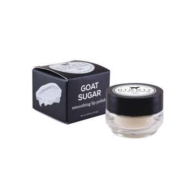 Dionis Goat Milk Sugar Lip Polish  Gentle Exfoliating Scrub for Soft Smooth Lips, Hydrating Clean Beauty Treatment Before or After Lipstick, Paraben-Free, Cruelty-Free, Made in USA  0.5 oz Jar