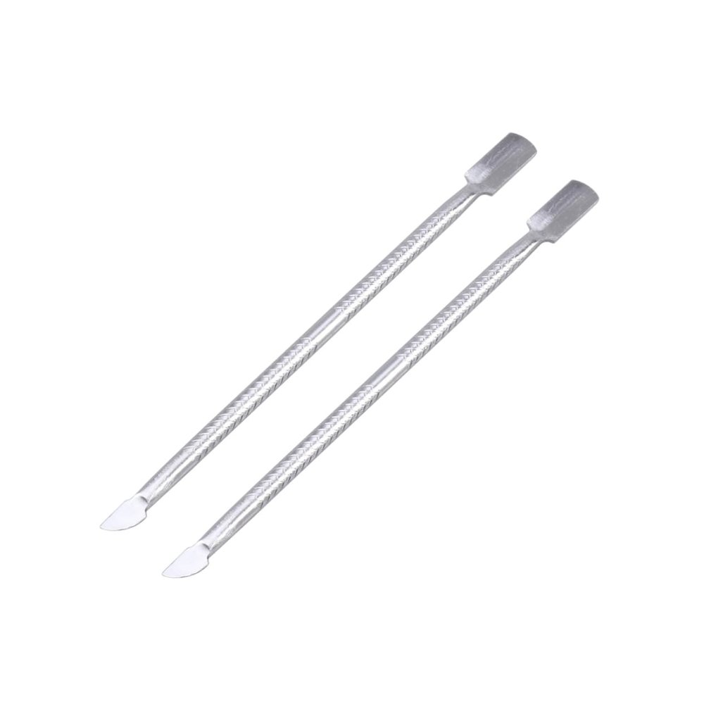 NOLITOY 2pcs Easy to Use Nail Cuticle Remover Spoon Nail Pusher for Manicure Professional Personal Care Tool