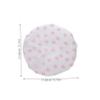 Baluue 2pcs Reusable Static Shower Caps for Women Double Layer Self-heating Hair Care Bonnet Cute Heart Pattern for Hair view 2
