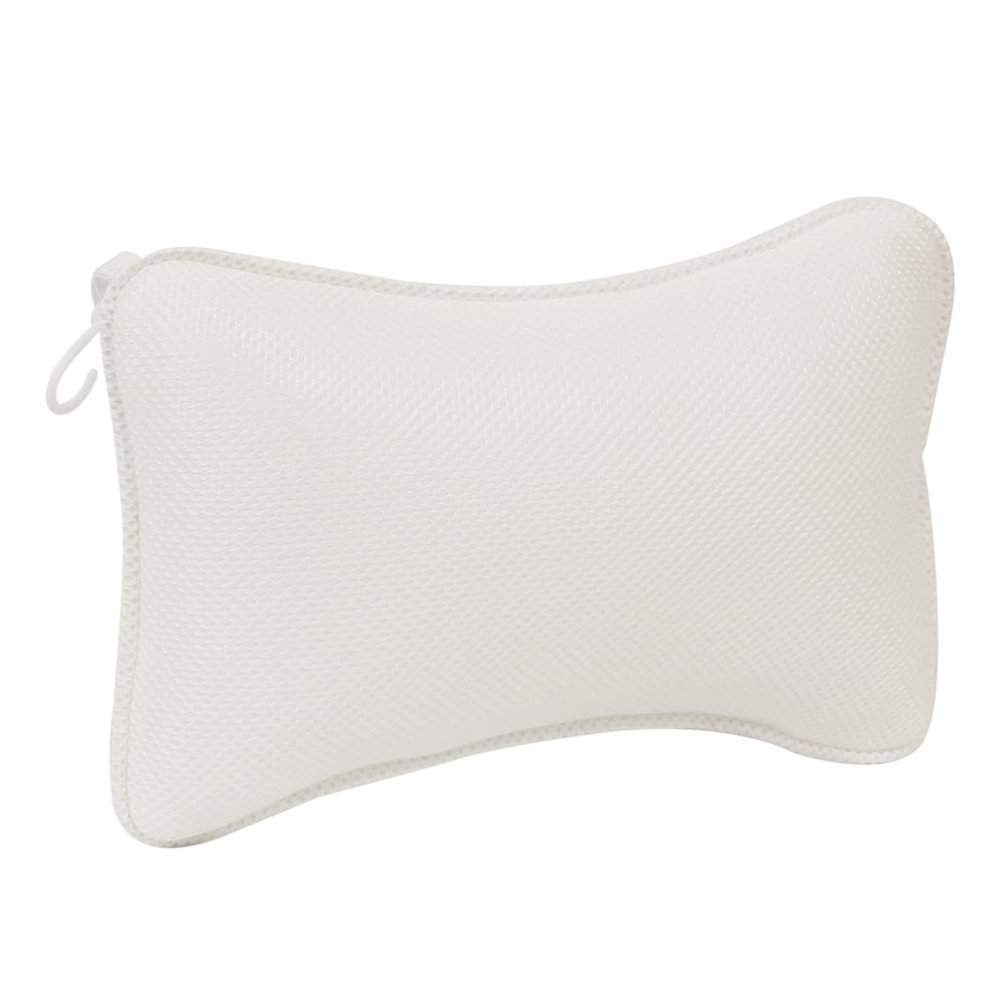 SKISUNO Bathtub Pillow Full Body Bath Pillow 2 Suction Cups Neck Shoulder Support Non-Slip for Standard Oval Straight-Back Bathtubs