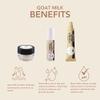 Dionis Goat Milk Vanilla Bean 3-Piece Lip Care Kit, Travel Bag Included  Sugar Polish, Goat-Butter Overnight Mask & Scented Jumbo Lip-Balm - Moisturizing Clean Beauty, Cruelty-Free, Made in USA view 2