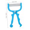 IWOWHERO Manual Facial Hair Remover Spring Epilator for Women Portable Threading Tool for Upper Lip Chin and Cheeks Easy Grip Design for Smooth Skin and Hair Removal view 2