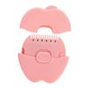 SKISUNO Pink Fruit-Shaped Baby Hair Cutting Comb for Bangs and Split Ends view 1