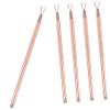 BIUDECO Stainless Steel Nail Cuticle Remover Set 5-Piece Manicure Tools for Fingernail Care Professional Nail Trimming and Dead Skin Pusher Travel-Friendly Design view 1