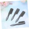 NOLITOY 4pcs Folding Eyebrow Comb Brow Brush Supplies Portable Makeup Tools Eyebrow Shaping Brush view 4