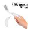 FRCOLOR 2pcs Eyebrow Brush Lash Separator Tool Wide Tooth Comb Curly Hair Makeup Tool for Lashes Brows view 4