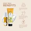 Dionis Goat Milk Skincare Hand Cream & Lip Balm Set - Safe For Sensitive Skin, Moisturize, Hydrate, Dry Chapped Lips and Skin, Cruelty Free, Honeysuckle & Coconut and Mango Madness, 1 oz and .28 oz view 2