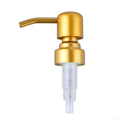 EoxinDm Soap Dispenser Lids,soap Dispenser Pump, Soap Dispenser for Kitchen Sink, Stainless Steel Pump Head Push Type Lotion Pump Head 28/400 Thread Press Head(Gold)