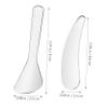 EXHUMKY 2pcs Skincare Spatula for Cream Lotions and Eye Cream Ergonomic Makeup Spoon for Easy Application and Reduced Waste Portable Beauty Tools for Skin view 2