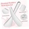 EXHUMKY 2pcs Skincare Spatula for Cream Lotions and Eye Cream Ergonomic Makeup Spoon for Easy Application and Reduced Waste Portable Beauty Tools for Skin view 3