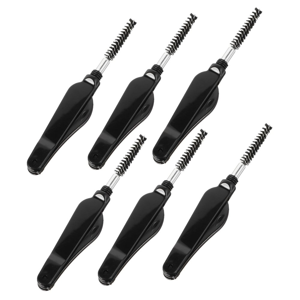 FRCOLOR 6pcs Double-ended Eyelash Combs Brow Brush Multifunctional Makeup Tools for Hair Eyebrow