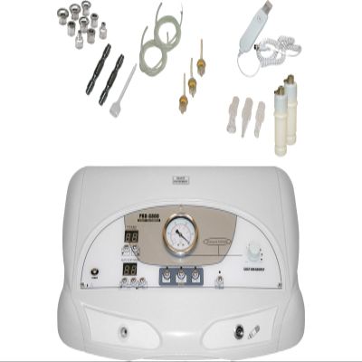 Professional 4-in-1 Tabletop Facial Machine, Multifunction Exfoliation Spa Equipment with Microdermabrasion and Skin Scrubber