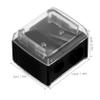 FRCOLOR Double Hole Eyebrow Pencil Sharpener Makeup Pencil Sharpener for Eyeliner Easy to Use Carry view 2