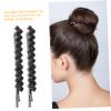 NOLITOY Fashion Hairpins Set 2 Pairs Metal Hairpins Rhinestones for Women for Parties view 4
