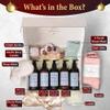 17-Piece Luxury Gift Set with Robe | Complete INFUS White Tea & Coconut Bath Collection | Self-Care Kit with Bath Bombs, Face Masks & Hair Care | Bridesmaid, Mom, Wife, Grandma or Loved Ones view 3