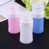 SKISUNO Travel Bottles Labels Set 3pcs Silicone Refillable Travel Containers for Lotion (blue/white/pink) view 2