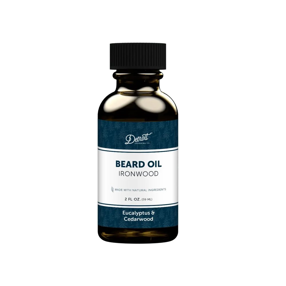 Detroit Grooming Beard Oil | Hydrating & Nourishing Formula  Ironwood Scent (2 oz)