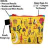 The Unemployed Philosophers Guild Lotera Bag - With Iconic Illustrations, 9" Canvas Zipper Pouch for Pencils, Tools, Cosmetics, Toiletries and More view 4