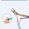 AFPSDLFJDLS Cuticle Scissors 3p Stainless Steel Nail Push Fingernail Pick Clippers Remove Professioal Pedicure Tools view 3