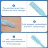 2-in-1 Nasal Hair Cutter, 360 Rotating Nose Hair Trimmer Sided Nose Hair Knife Nostril Hair Remover Tool,Manual Nose Hair Trimmer with Ear Picker for Women Men (C-12PCS) view 3