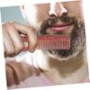 Healeved Hair Comb Wooden Mustache Comb Portable Pocket Beard Comb for Men Ergonomic Design Easy Operation view 3