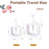 10PCS 300ml/500ml Empty Refillable Pump Bottles with Removable Shell Empty Plastic Lotion Soap Dispenser Large Capacity Liquid Container Household (Black,500ml) view 3