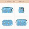 EtherSpher Blue Sky Hot Air Balloon Cosmetics Bag Portable Hanging Cosmetic Bag Jewelry for Travel Kit view 3