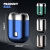 2025 New Upgrade Pocket Shaver USB Mini Shavers for Men, Rechargeable Mini Electric Shaver Razor, Washable Double Head Electric Shave, Waterproof Pocket Electric Shaver for Home, Car (Blue) view 3