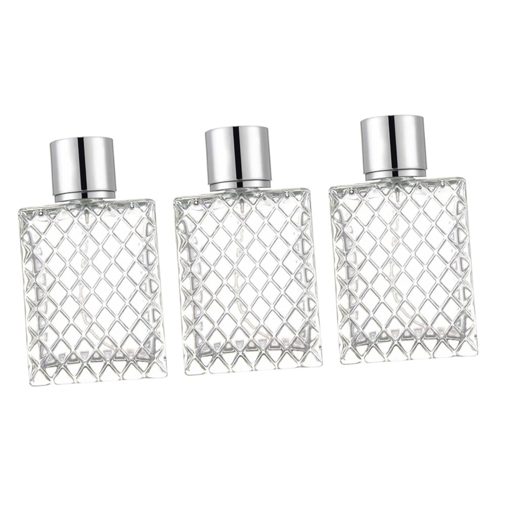 NOLITOY 3pcs 100ml Glass Spray Perfume Bottles with Caps