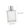 NOLITOY 3pcs 100ml Glass Spray Perfume Bottles with Caps view 2