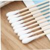 Baluue 4packs Pet Cleaning Swabs Single Head Cotton Swabs Sturdy Wooden Sticks for Safe Pet Ear Care and Sanitation view 4