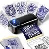 Ponek Tattoo Stencil Printer, Mini Thermal Tattoo Printer Machine with 30pcs Transfer Paper, Bluetooth Stencil Printe for Temporary Tattoos, Artists & Beginners, Compatible with Smartphone & Tablet view 1