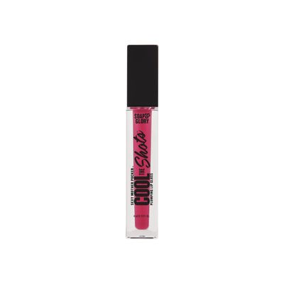 Soap & Glory SMP Cool the Shots Plumping Lip Gloss & Plumper, Pink Punch